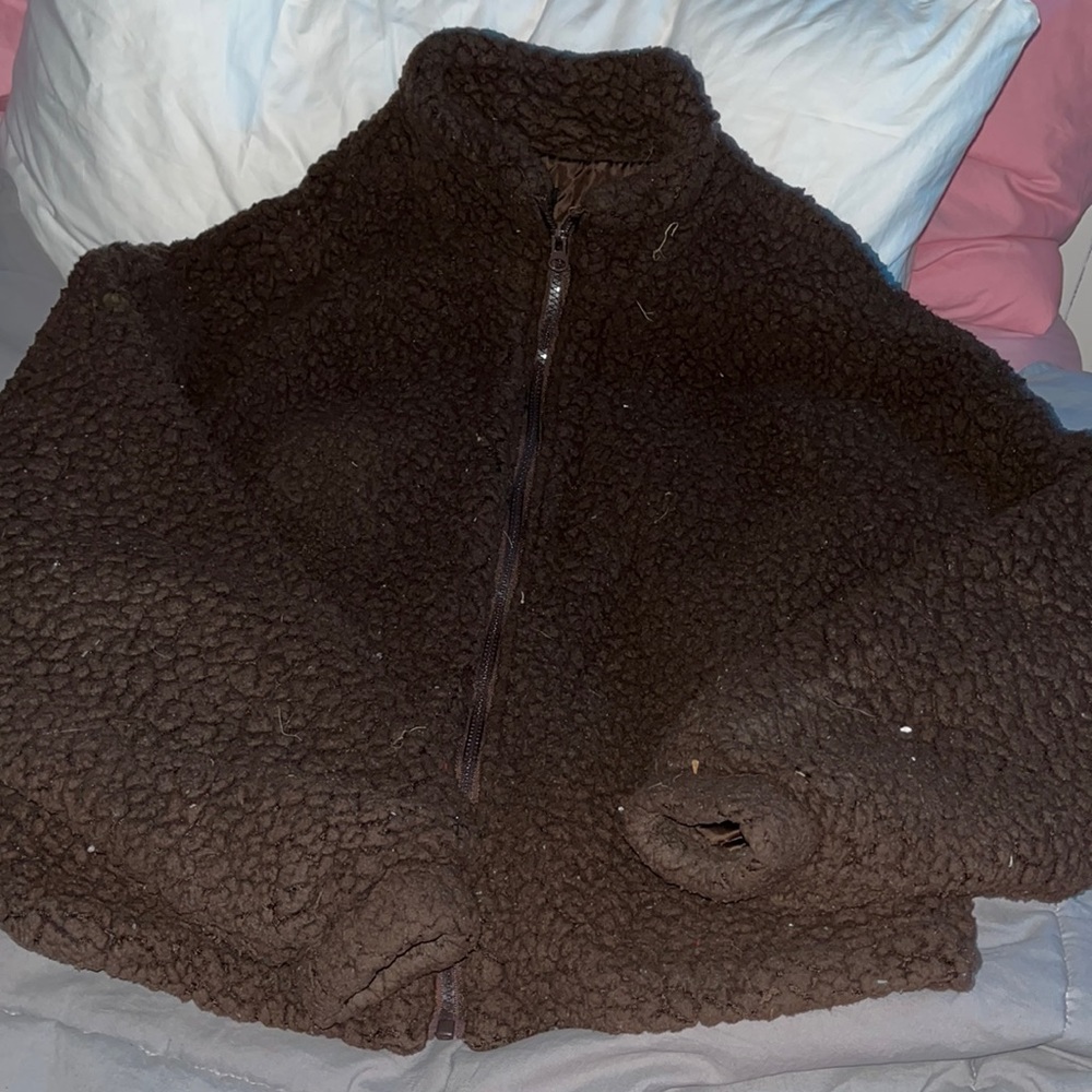 brown jacket